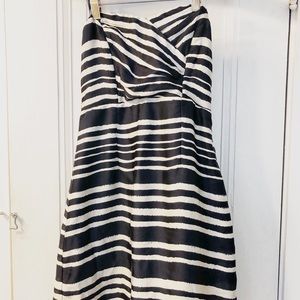 Navy & White Mini Dress